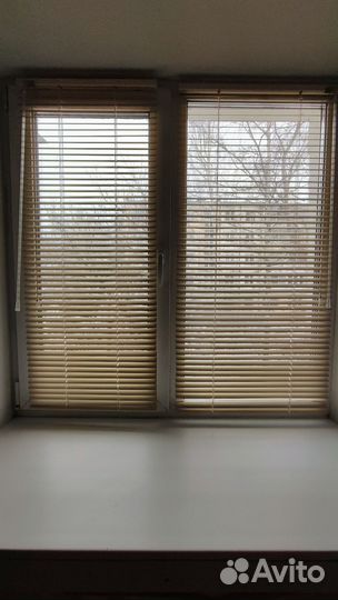 Жалюзи горизонтальные алюминиевые бу