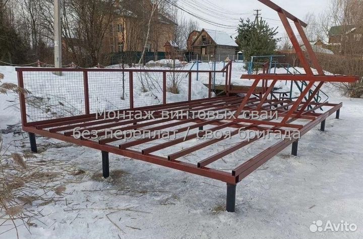 Сваи винтовые для фундамента