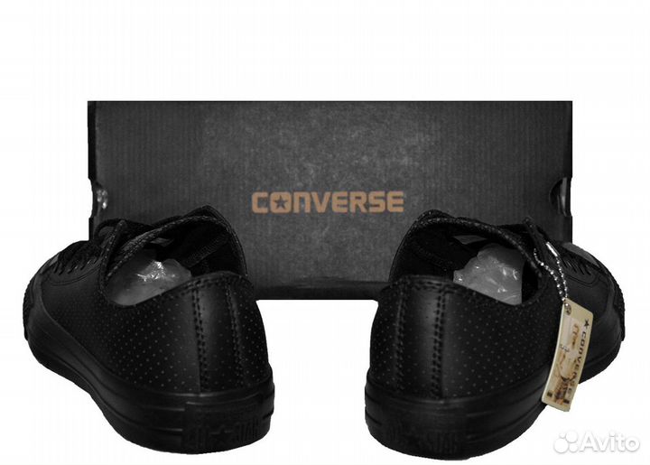 Converse кожаные кеды