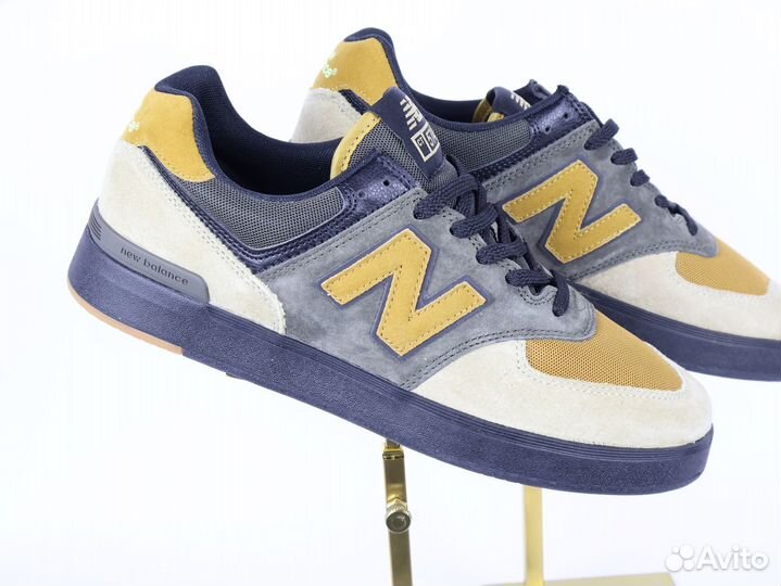 New Balance 574 натуральная замша