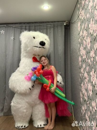 Белый медведь Умка поздравление