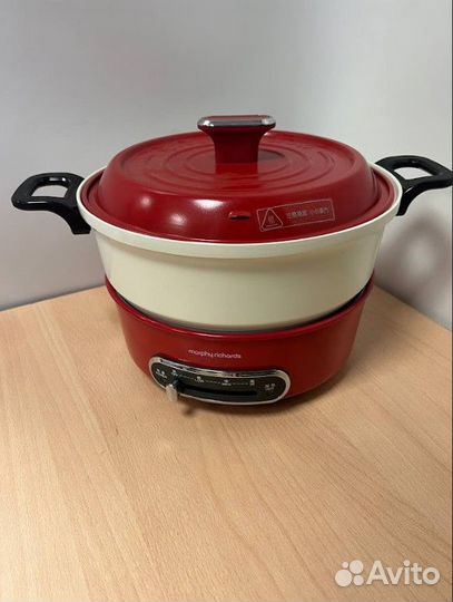 Morphy Richards красная мультиварка 2 литра