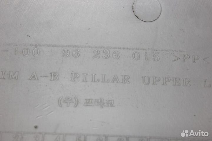 Обшивка стойки левая Chevrolet Lanos 2004-2010