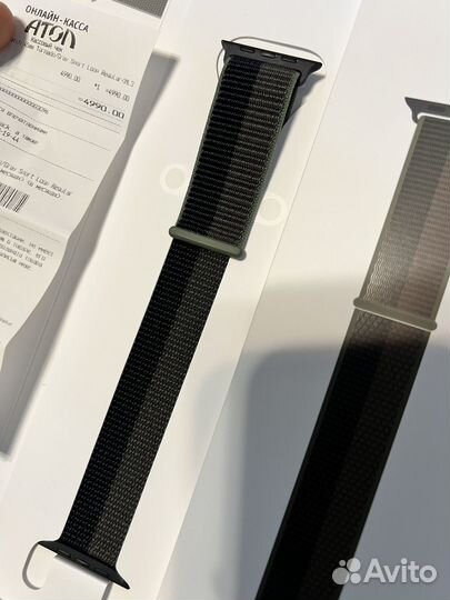 Ремешок apple 45мм Sport Loop серый, (ML333)