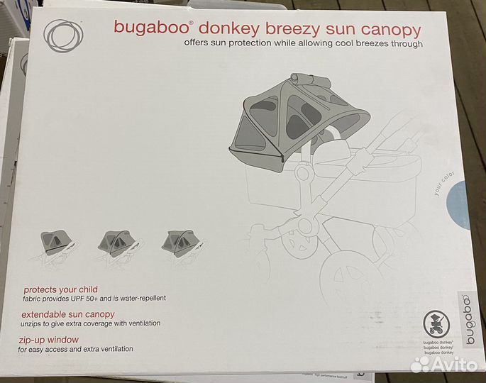 Летний капюшон bugaboo donkey