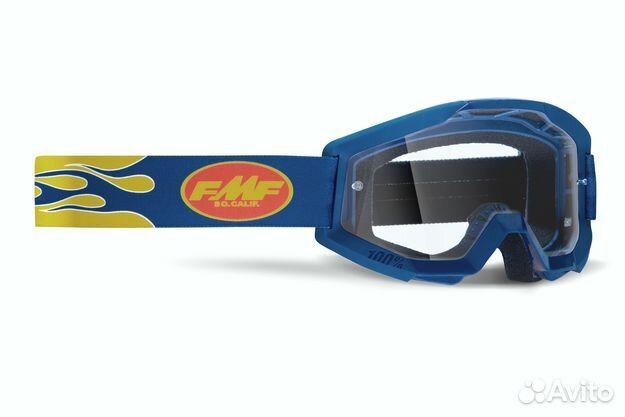 Маска кросс FMF Powercore Assault (Красный)