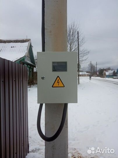 Подключение электричества. Электромонтажные работы