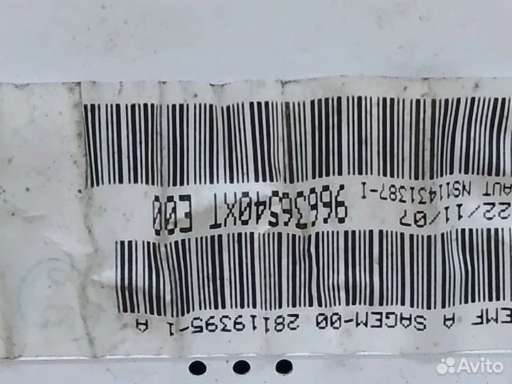 Информационный дисплей Peugeot 206