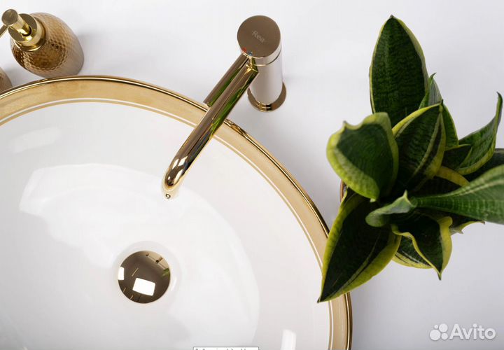 REA-U9650 Умывальник золото