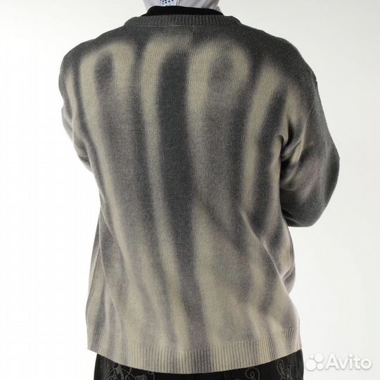 Свитер supreme blurred logo шерсть