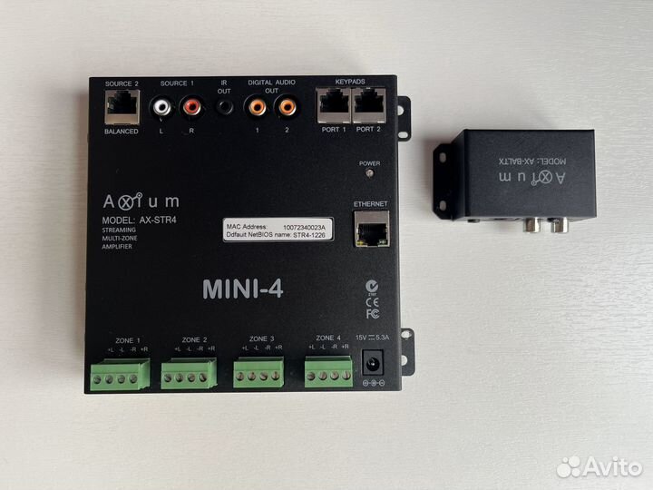 Мультирум усилитель Axium AX-STR4 на 4 зоны