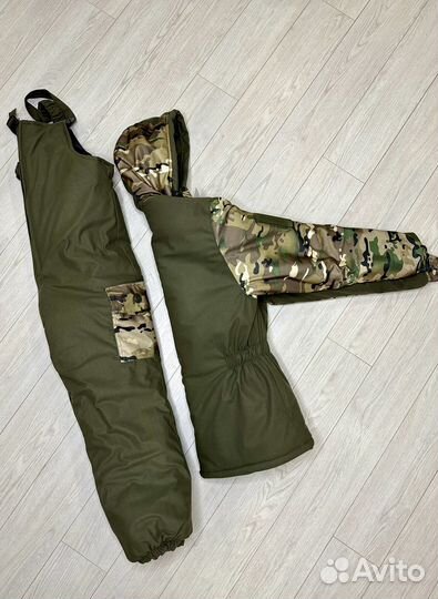 Костюм зимний горка мультикам-олива