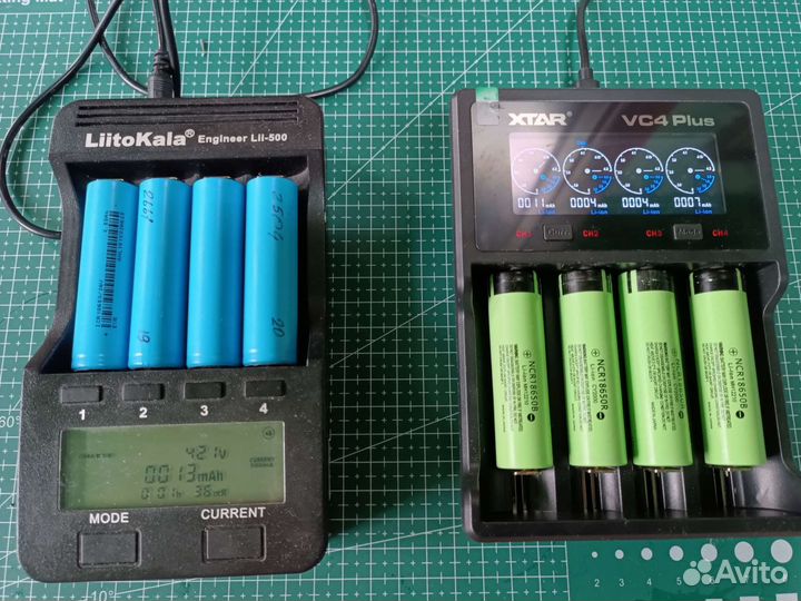 Зарядные устройства Литокалла 500 и Xtar vc4 plus