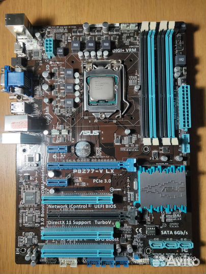 Asus P8Z77-V LX + Intel Core i5 3470