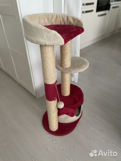 Когтеточка домик для кошки бу