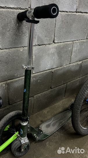 Самокат детский micro Rocket(зеленый)