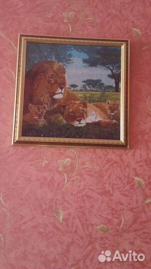 Картина вышитая крестом