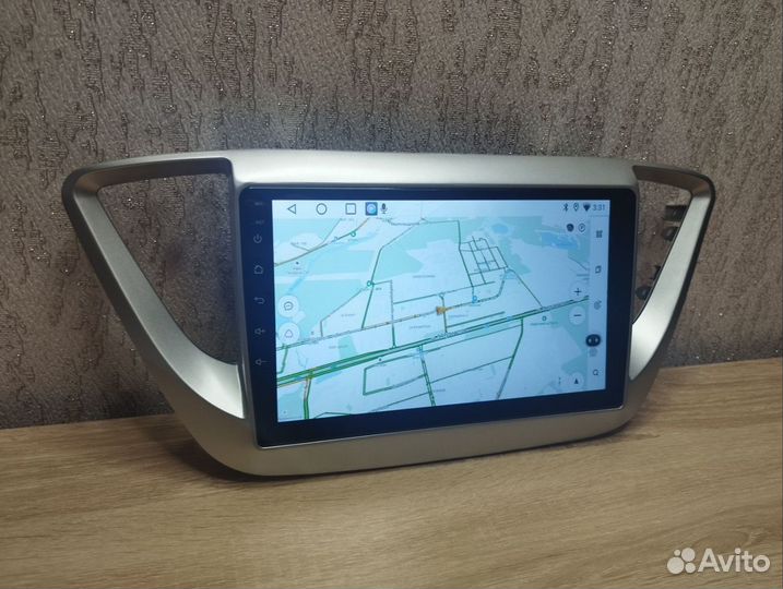 Магнитола на Hyundai Solaris 2 CarPlay