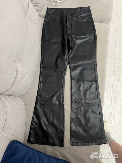 Брюки кожаные