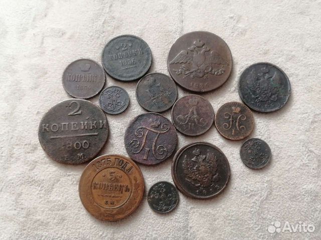 Царские медные монеты