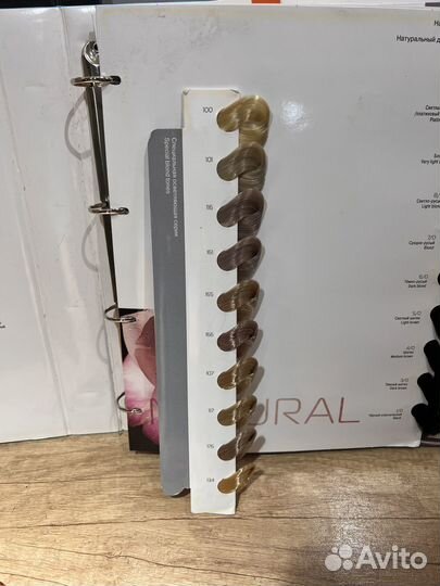 Палитра красок для волос естель