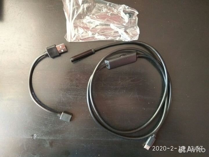 Эндоскоп,гибкая камера USB,для android и пк