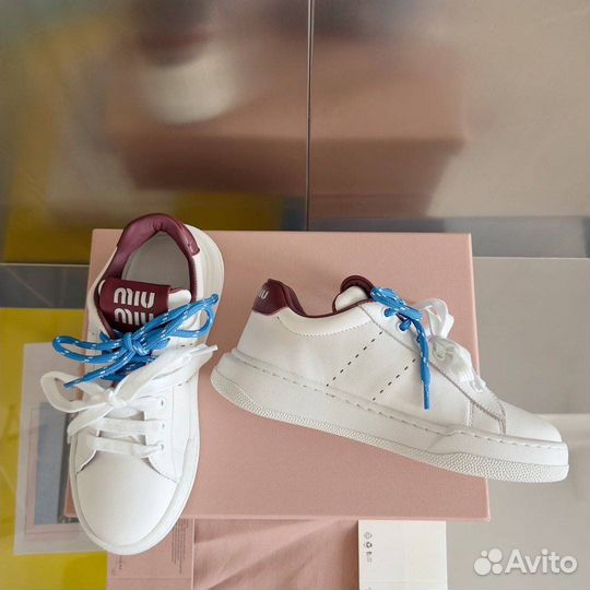 Кеды женские MIU MIU натуральная кожа