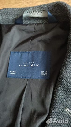 Пиджак мужской zara 46