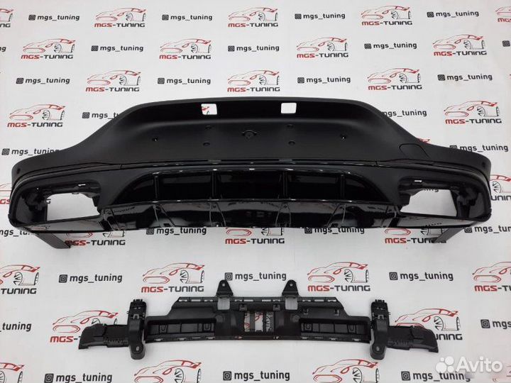 Диффузор на GLC-Coupe c253 рест. Стиль 63 AMG