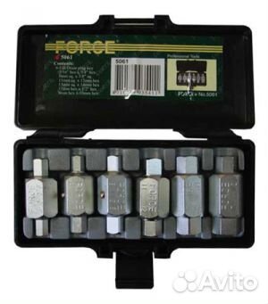 Набор д/слива масла 6пр Force