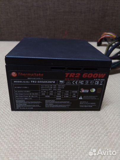 Блок питания thermaltake tr2 600W