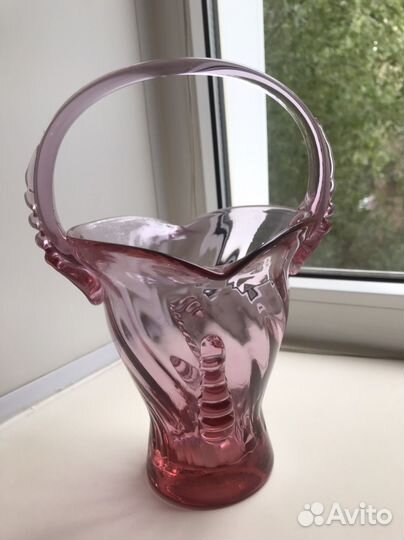 Ваза конфетница стеклянная