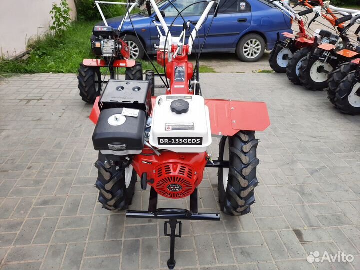 Мотоблок бензиновый brait BR-135geds 17 л.с MAX