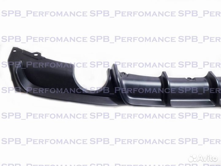 BMW F30 матовый диффузор 1+1