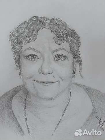 Портрет по фото карандашом