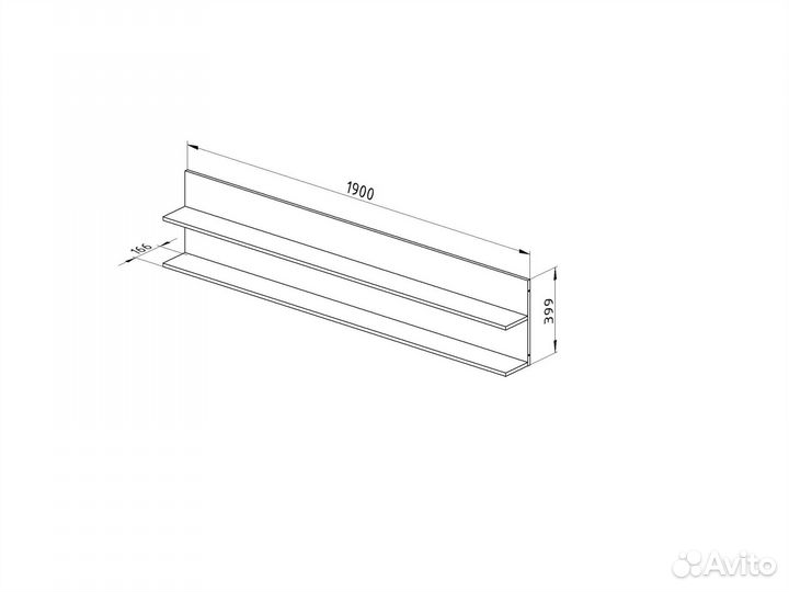 Кровать двухъярусная Толедо 1П