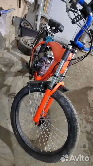 Велосипед 26 Air 3.0 c фэтбайк бензин двигателем