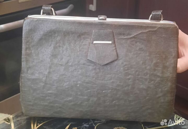 Сумка натуральная кожа из Германии 1945 год