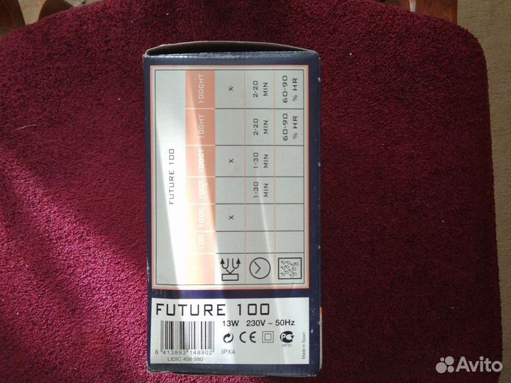 Вентилятор вытяжной future 100