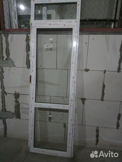 Двери металлопластиковые бу (размеры в описании)