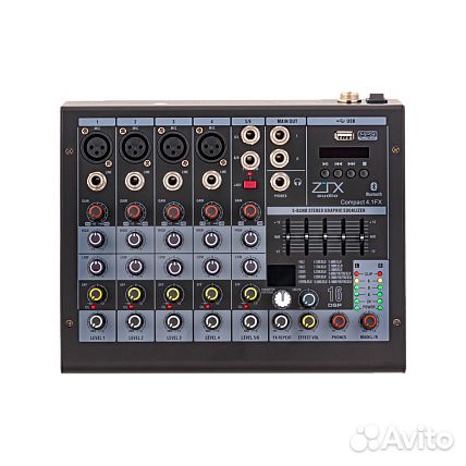 ZTX audio Compact 4.1Fx микшерный пульт 4mono, 1st