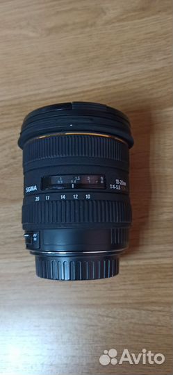 Sigma 10-20mm f/4-5.6 EX DC HSM Canon