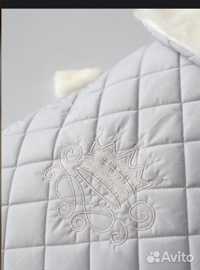 Детский зимний конверт на выписку