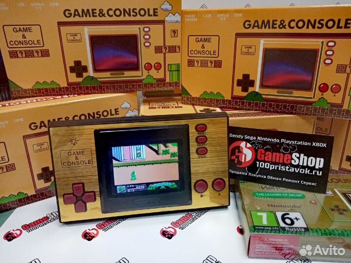 Портативная приставка денди 1000 игр