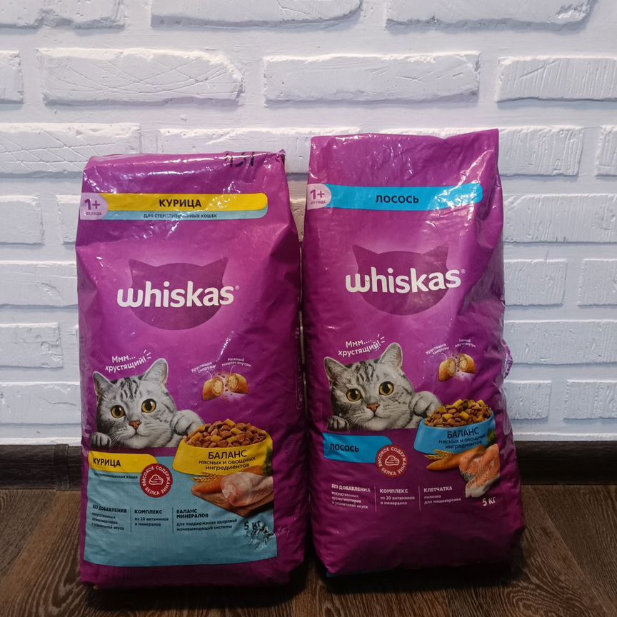 Сухой корм для кошек Whiskas 5кг