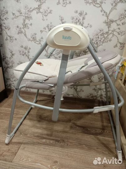 Детская электрокачель шезлонг