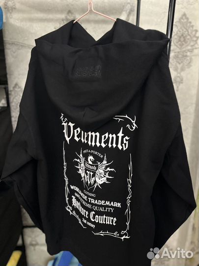 Худи Vetements hardcor