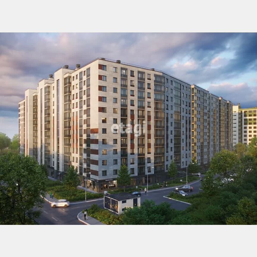 2-к. квартира, 47,9 м², 10/12 эт.