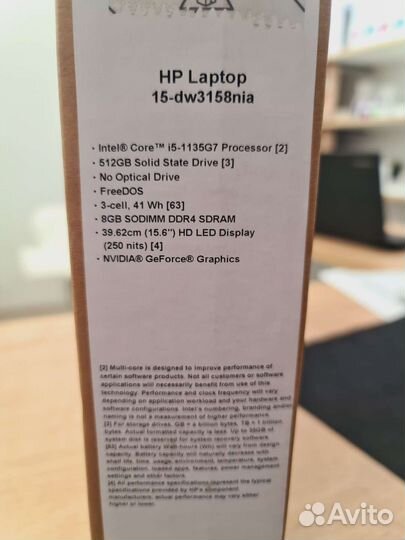Новый Ноутбук HP Core i5-1135G7+Nvidia MX350/8gb