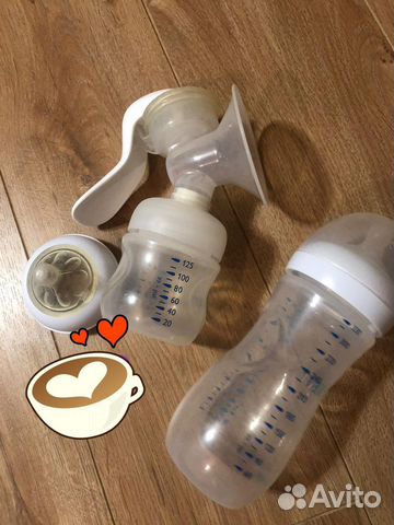 Молокоотсос ручной Phillips Avent и Бутылочка